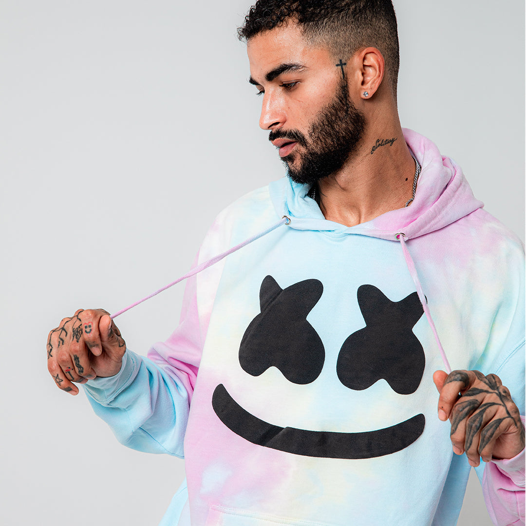 Smile Hoodie — Tie Dye
