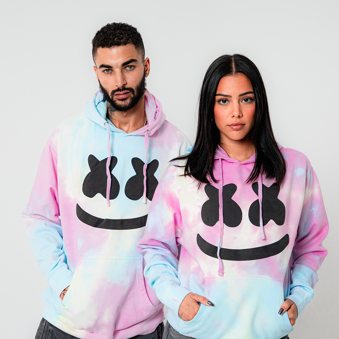 Smile Hoodie — Tie Dye