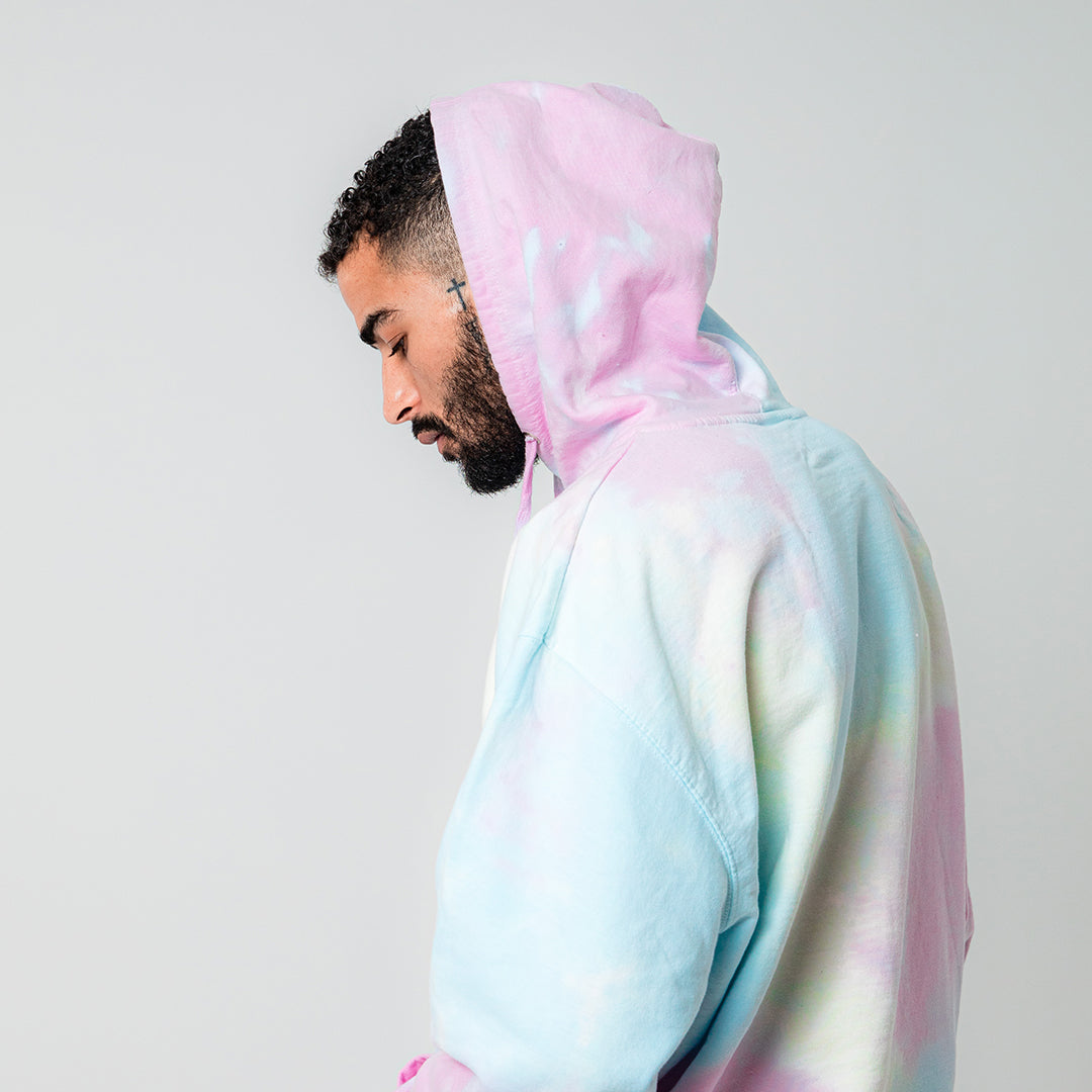 Smile Hoodie — Tie Dye