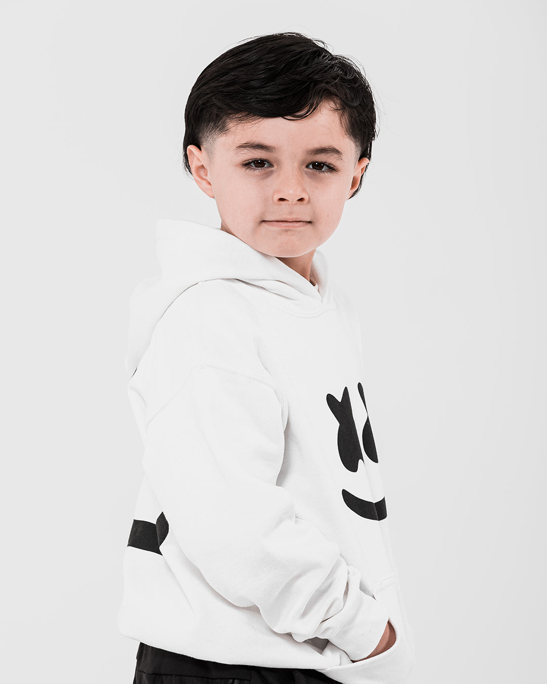 Smile Hoodie (Youth) — White