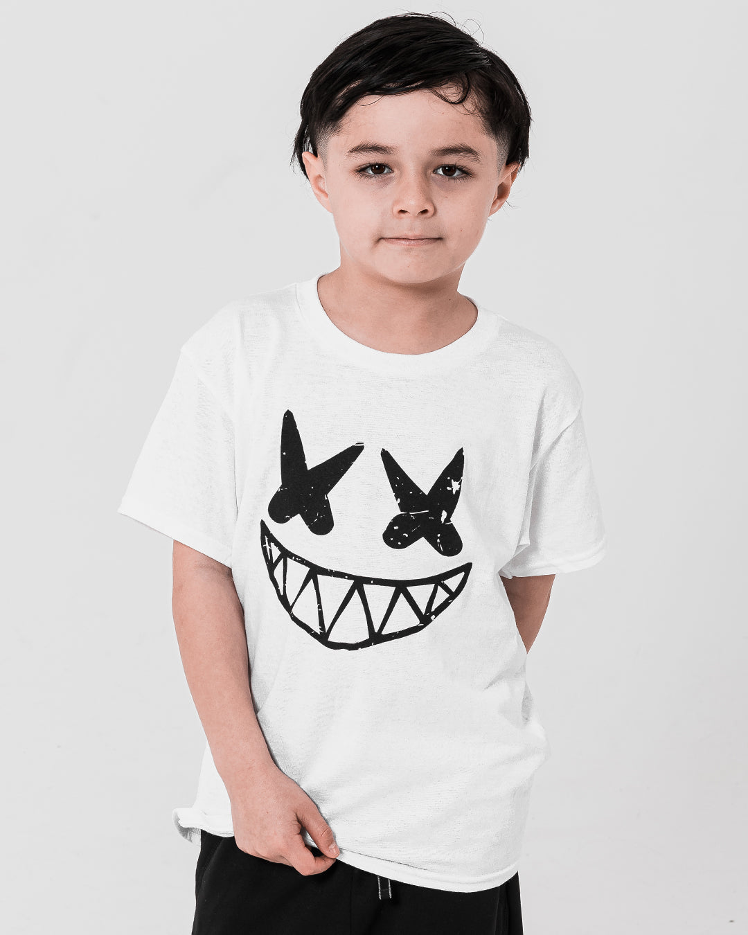 Grin T-Shirt (Youth) — White