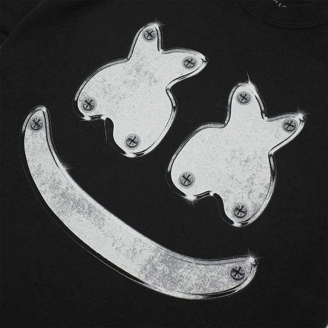 Metal Smile T-Shirt — Black