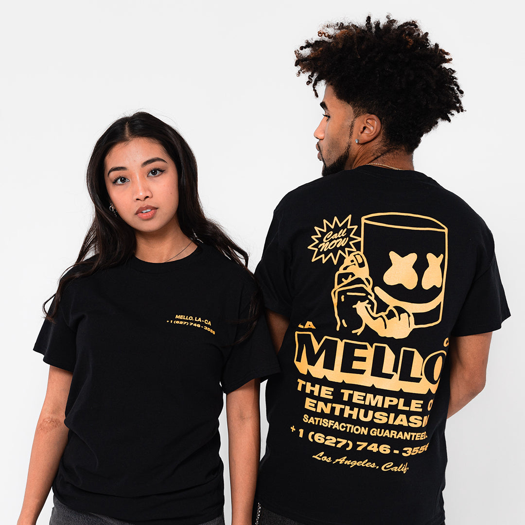 Call Now T-Shirt — Black