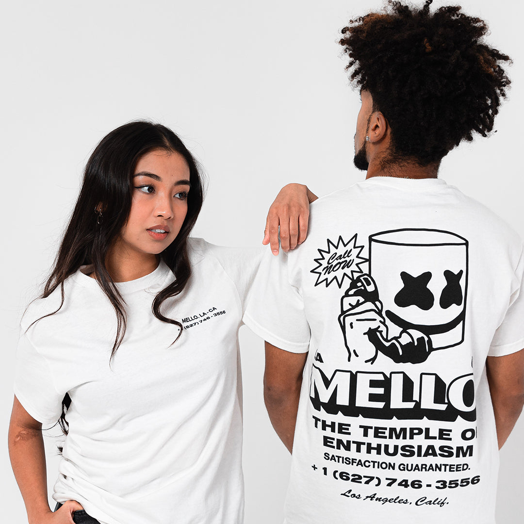 Call Now T-Shirt — White