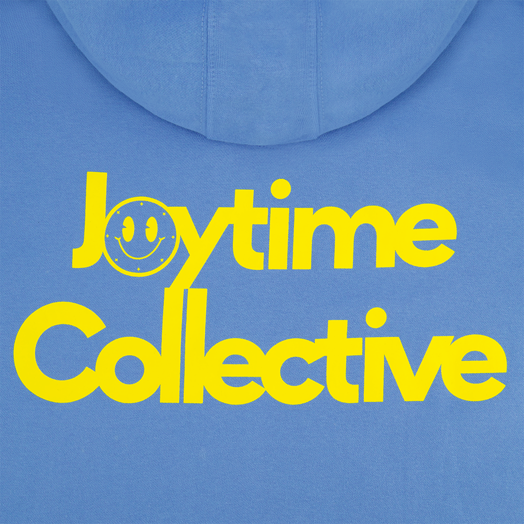 Joytime Collective Stacked Logo Hoodie — Blue