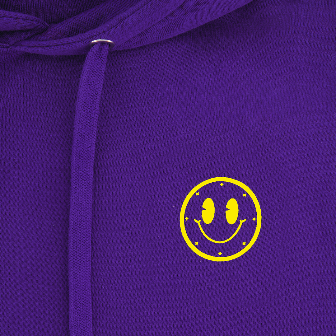 Joytime Collective Stacked Logo Hoodie — Purple