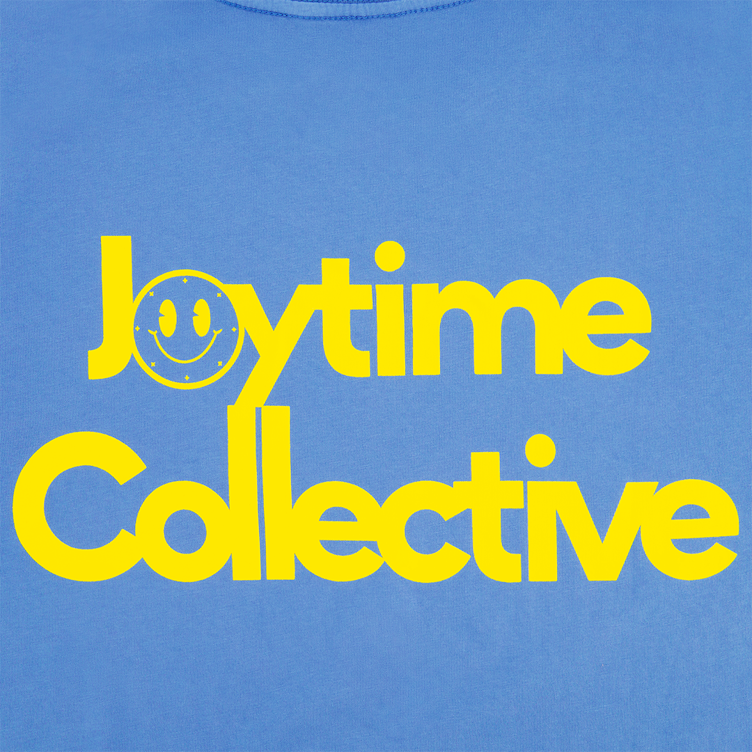 Joytime Collective Stacked Logo L/S Shirt — Blue