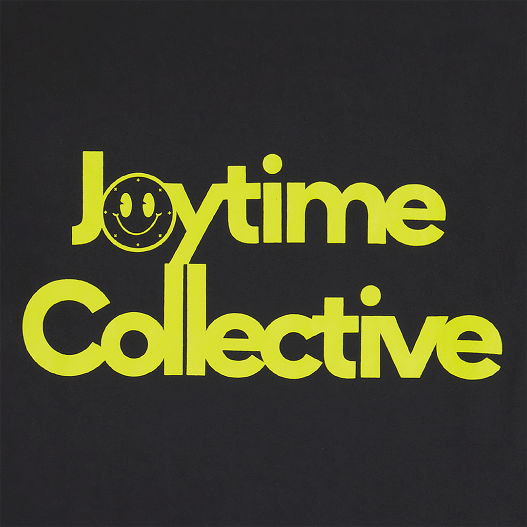 Joytime Collective Stacked Logo T-Shirt — Black