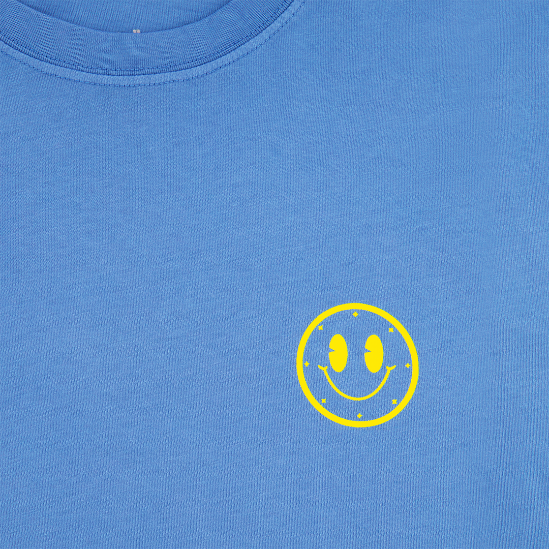 Joytime Collective Stacked Logo T-Shirt — Blue