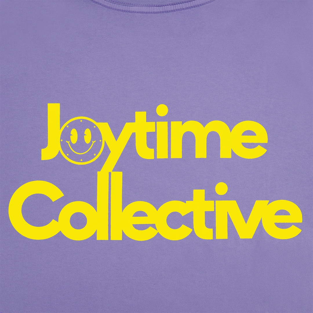 Joytime Collective Stacked Logo L/S Shirt — Purple