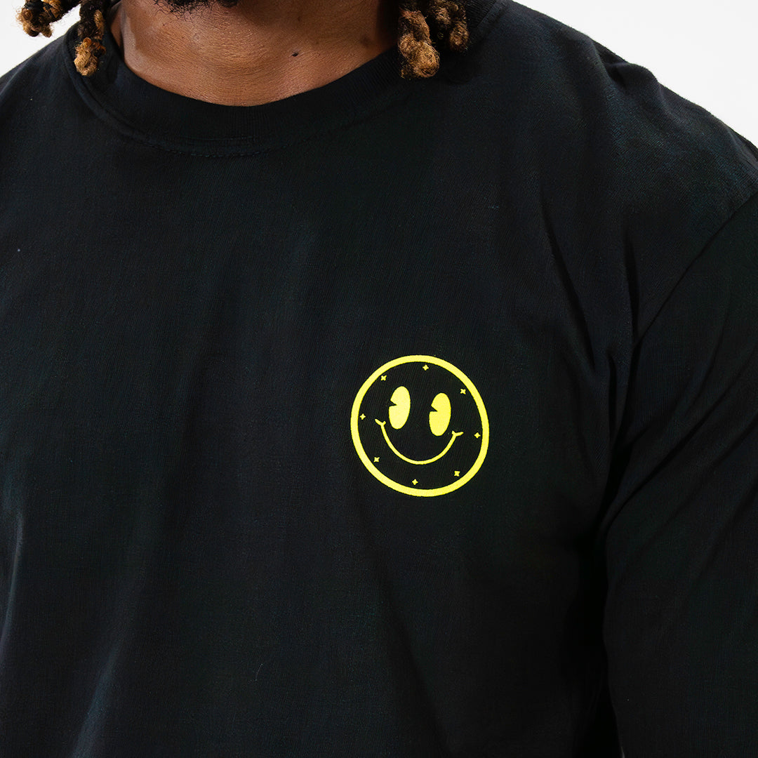 Joytime Collective Stacked Logo L/S Shirt — Black