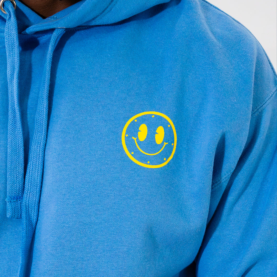 Joytime Collective Stacked Logo Hoodie — Blue