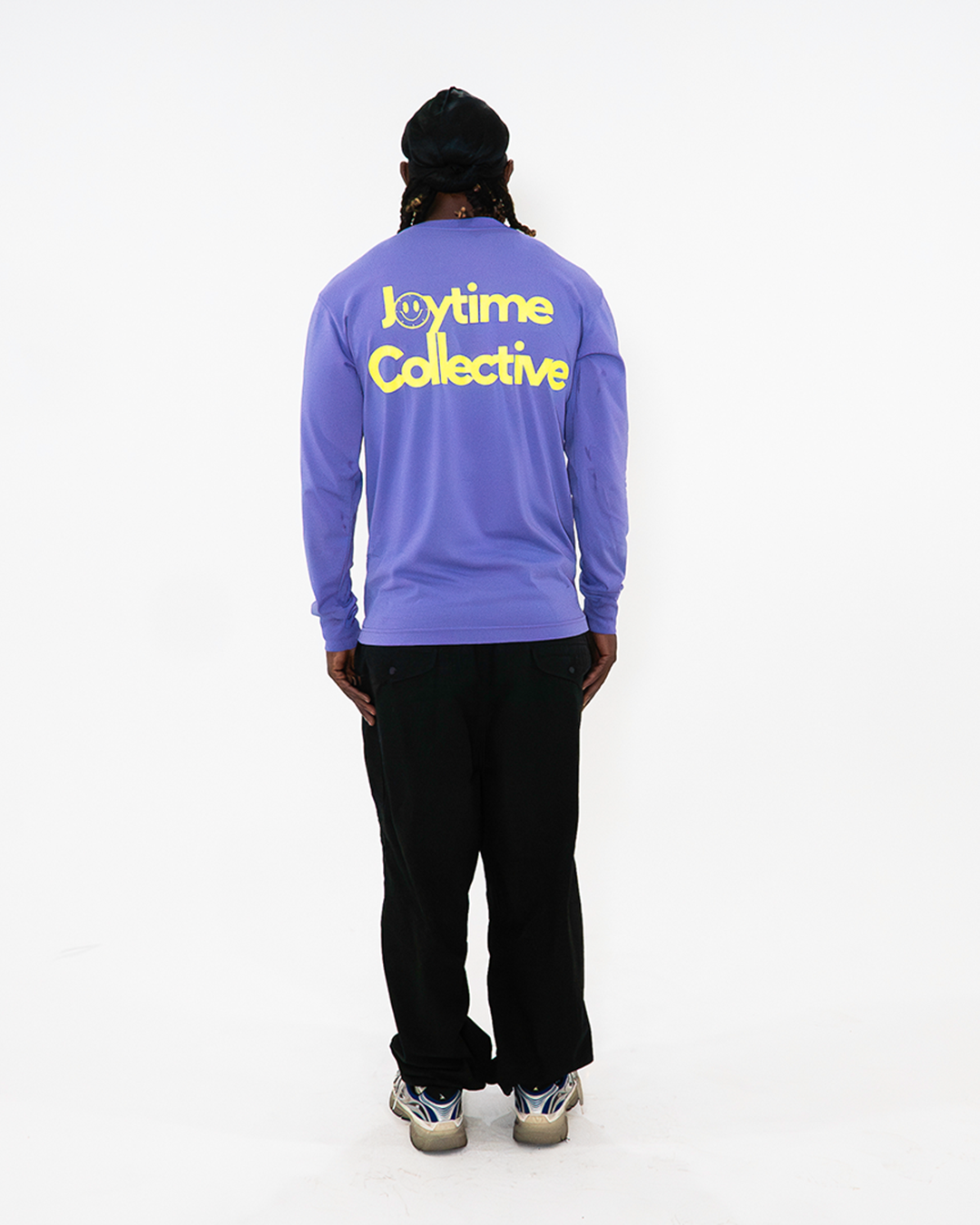 Joytime Collective Stacked Logo L/S Shirt — Purple