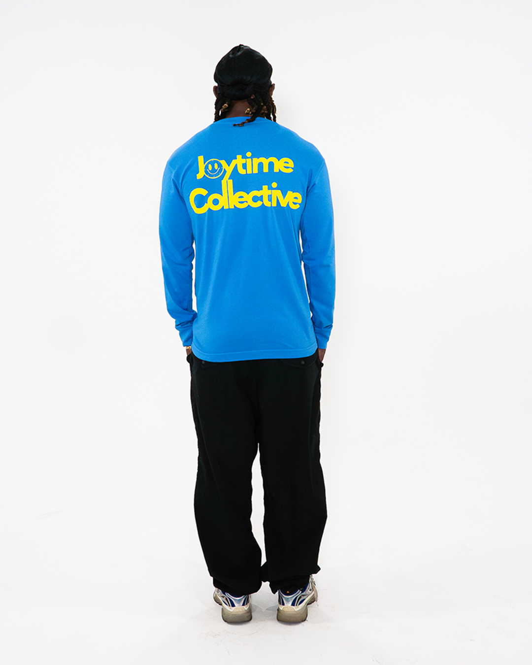 Joytime Collective Stacked Logo L/S Shirt — Blue