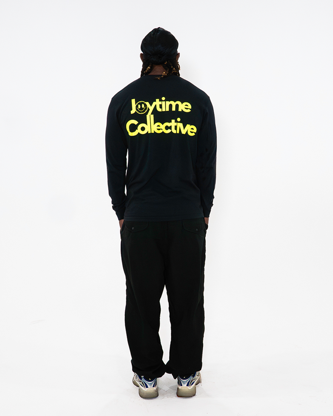 Joytime Collective Stacked Logo L/S Shirt — Black