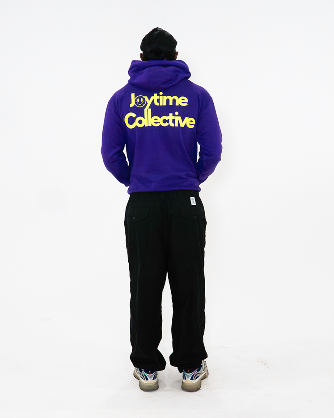 Joytime Collective Stacked Logo Hoodie — Purple