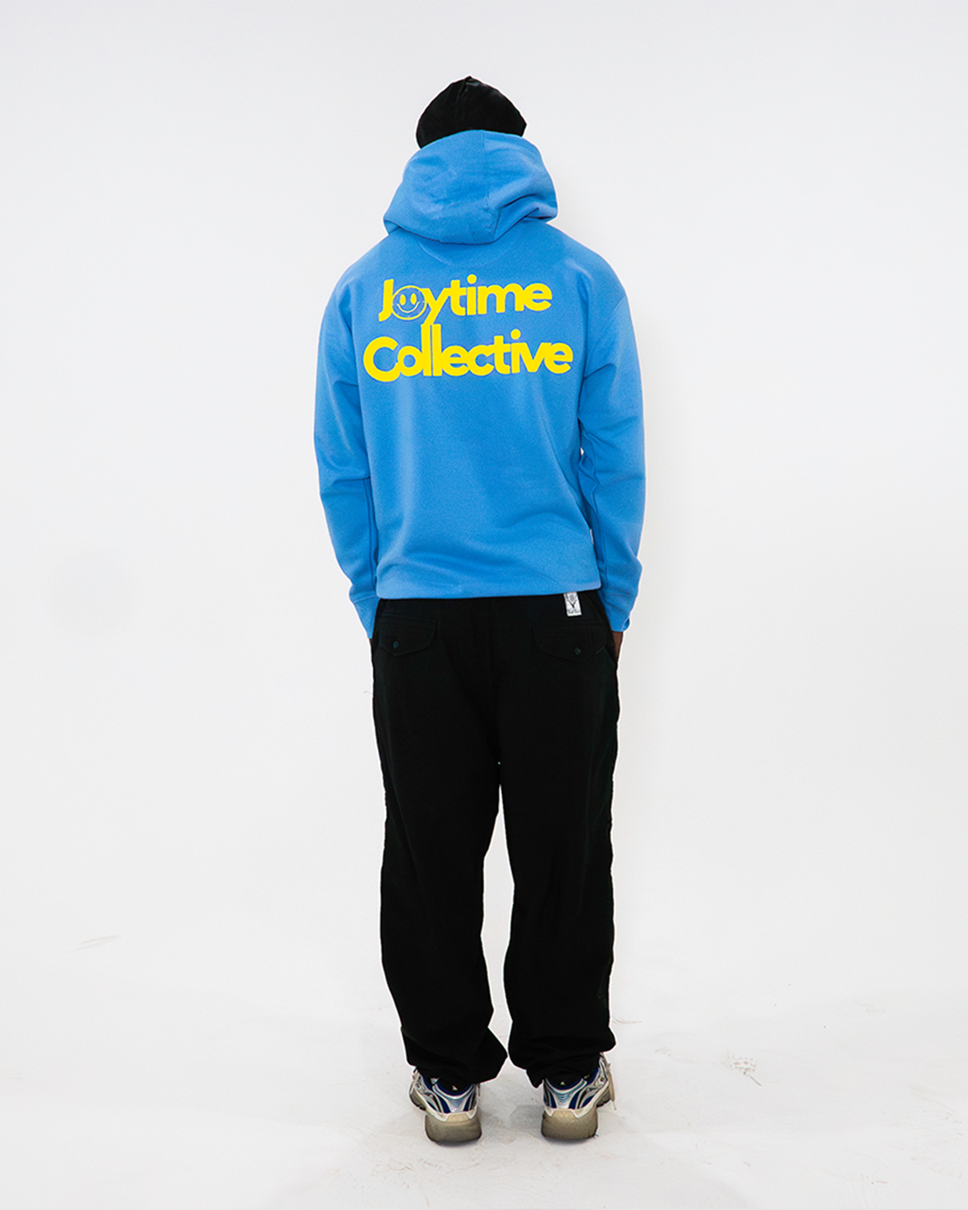 Joytime Collective Stacked Logo Hoodie — Blue