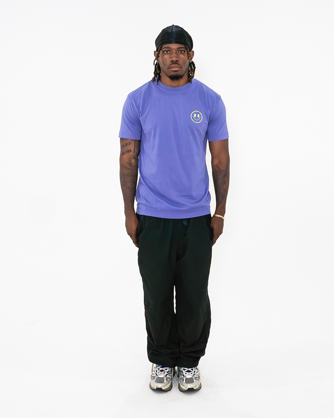 Joytime Collective Stacked Logo T-Shirt — Purple
