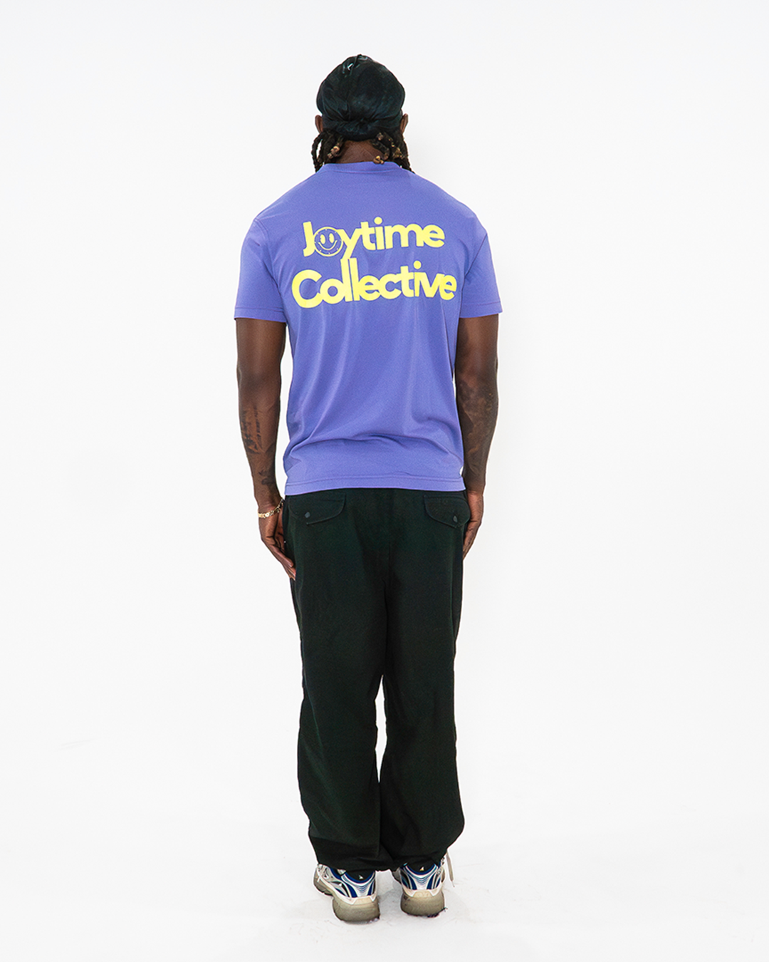 Joytime Collective Stacked Logo T-Shirt — Purple