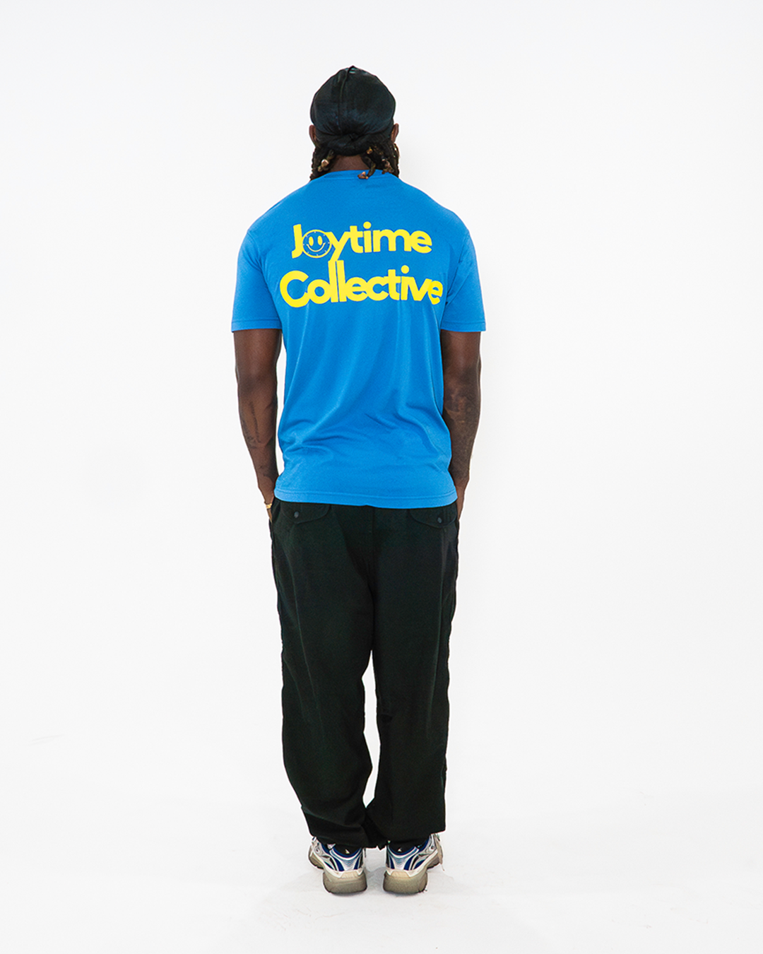 Joytime Collective Stacked Logo T-Shirt — Blue
