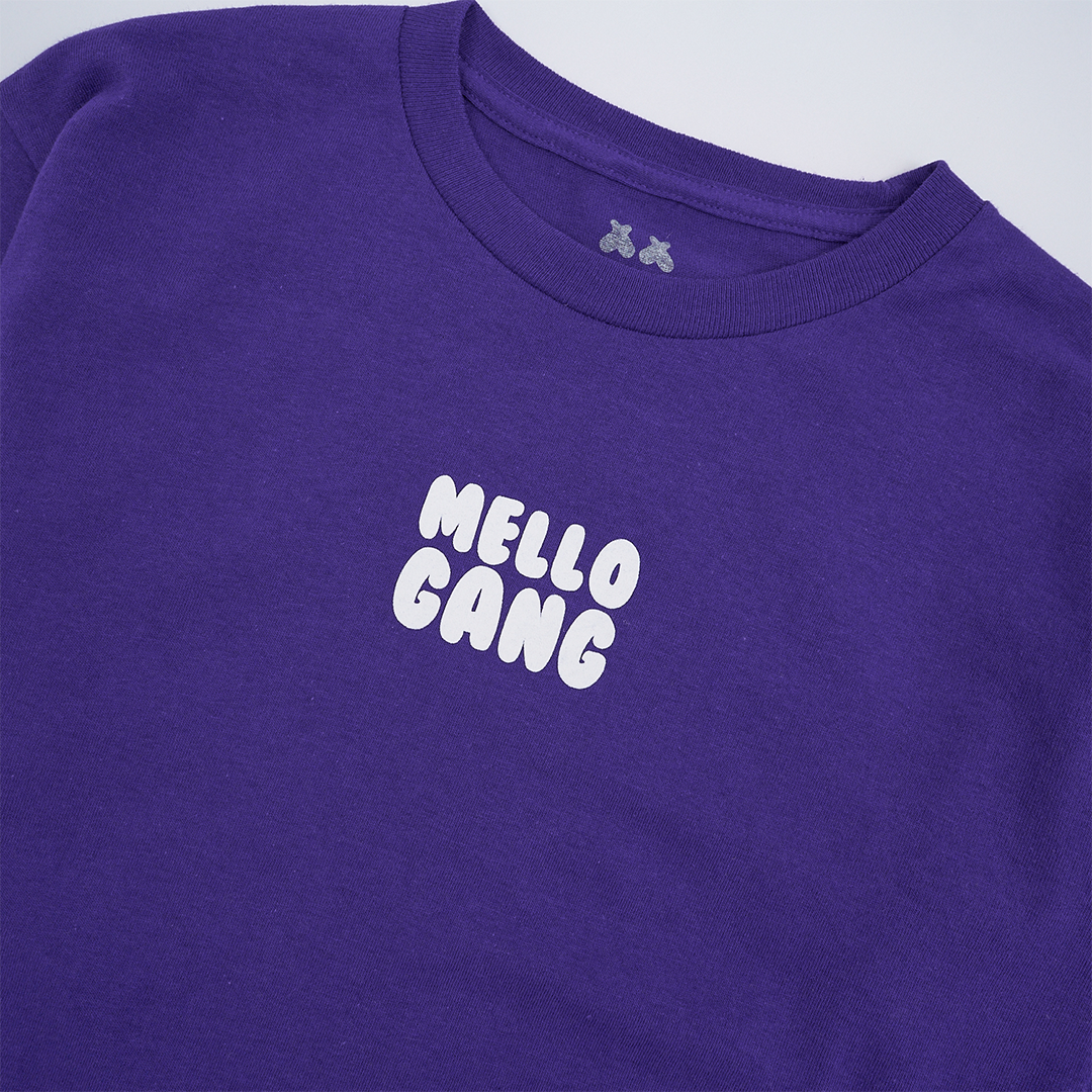 Faces L/S Shirt (Youth) — Purple