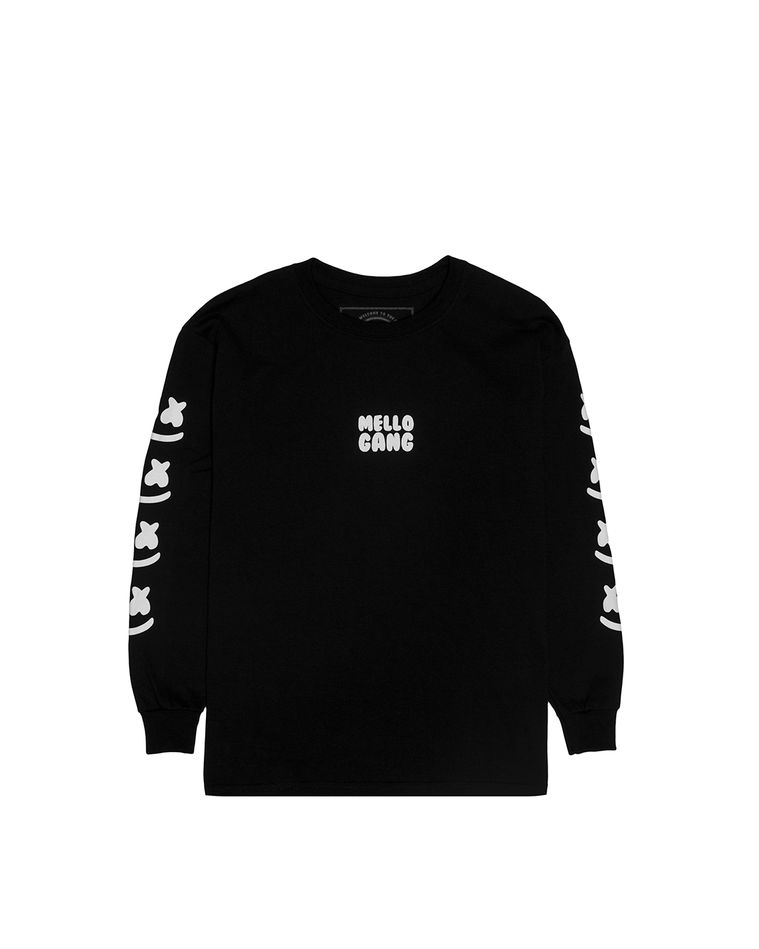 Faces L/S Shirt (Youth) — Black