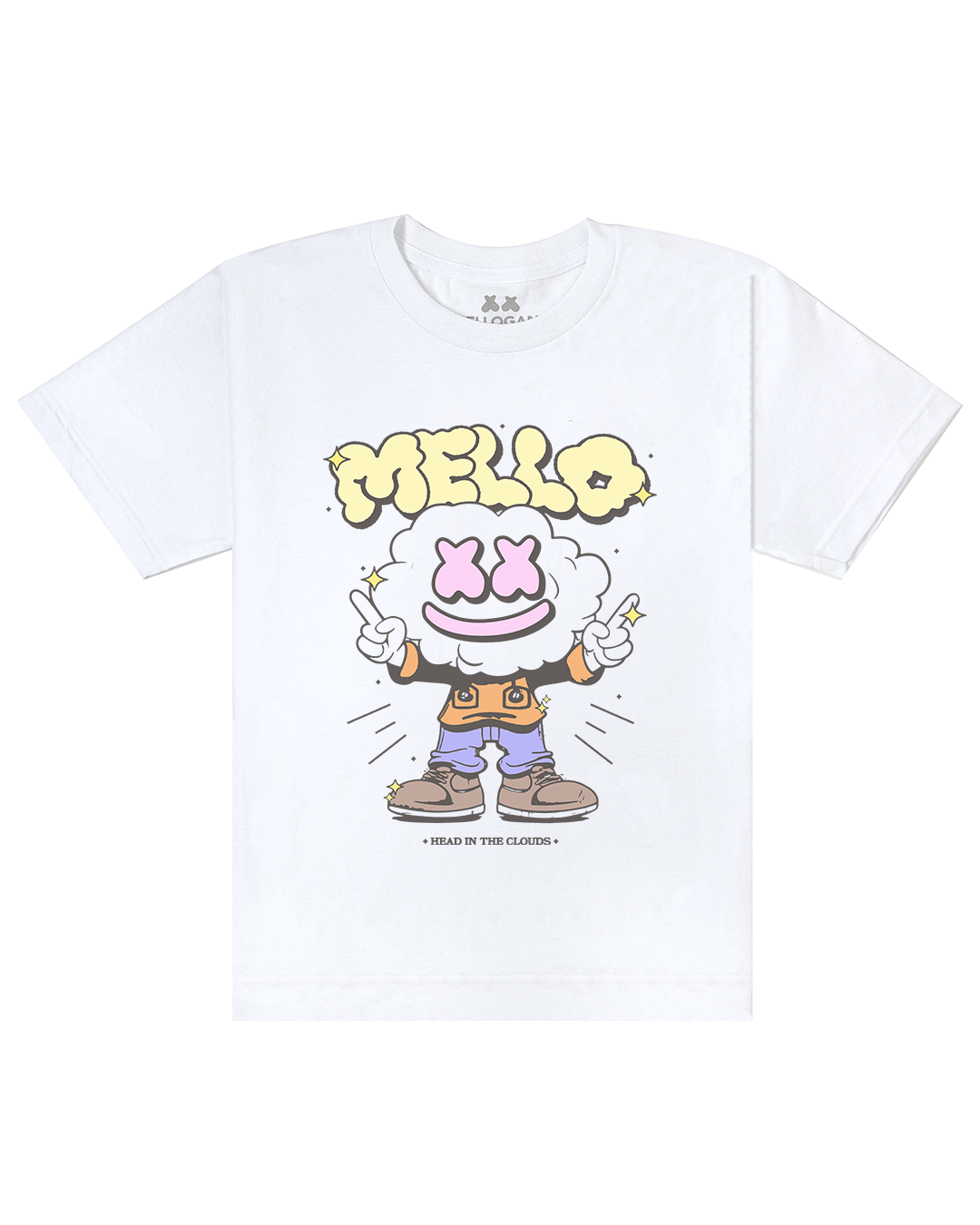 Cloudy T-Shirt (Youth) — White