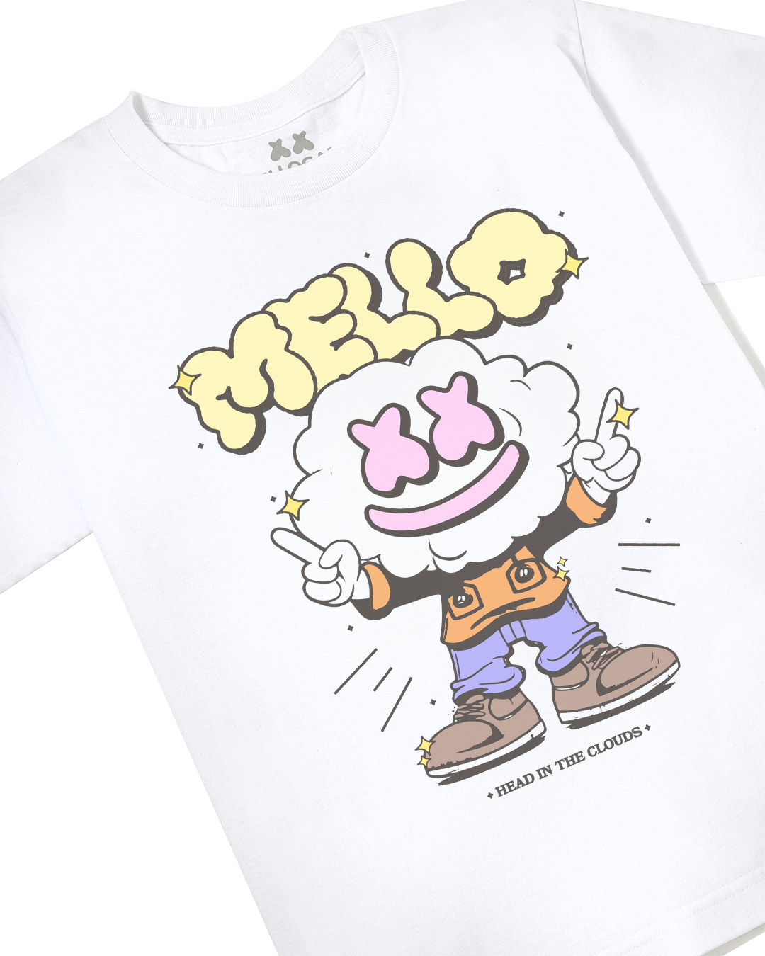Cloudy T-Shirt (Youth) — White