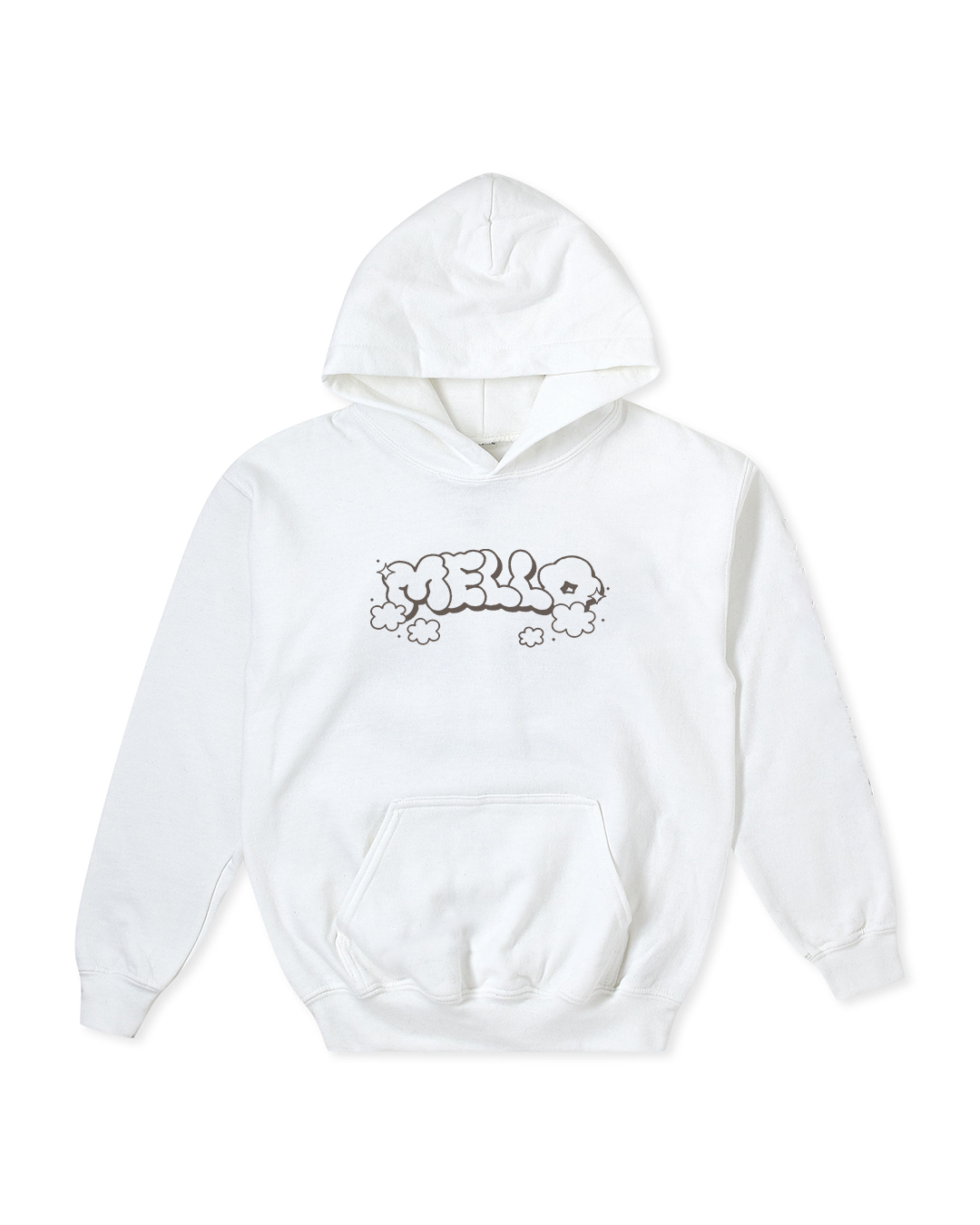 Cloudy Hoodie (Youth) — White
