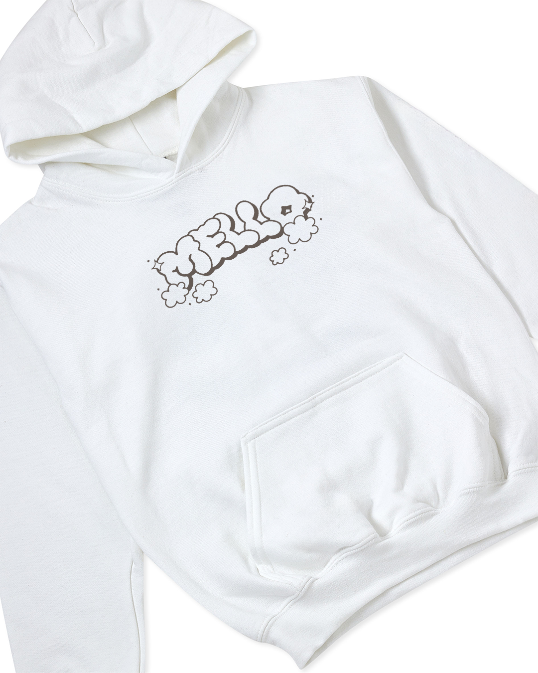 Cloudy Hoodie (Youth) — White