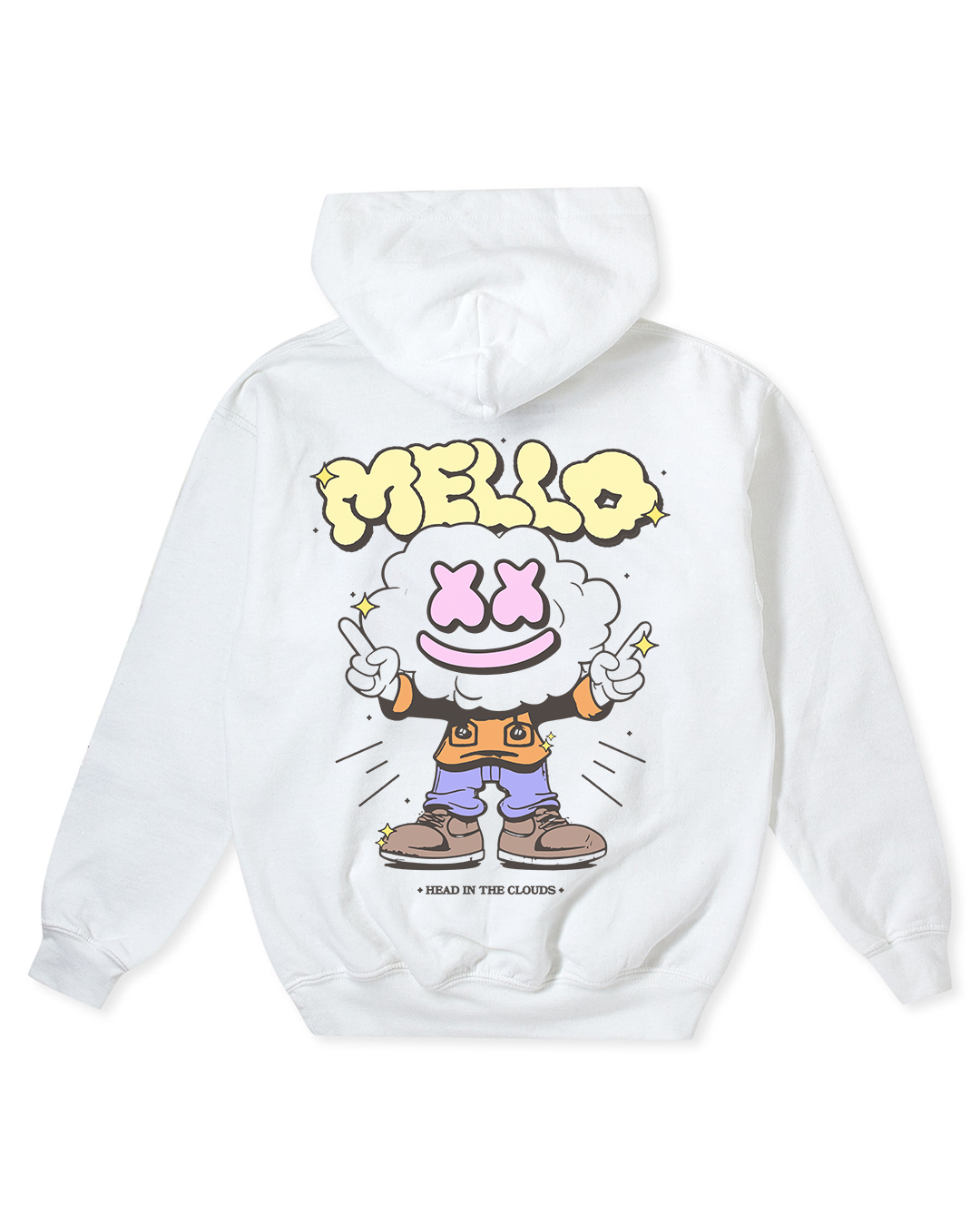 Cloudy Hoodie (Youth) — White
