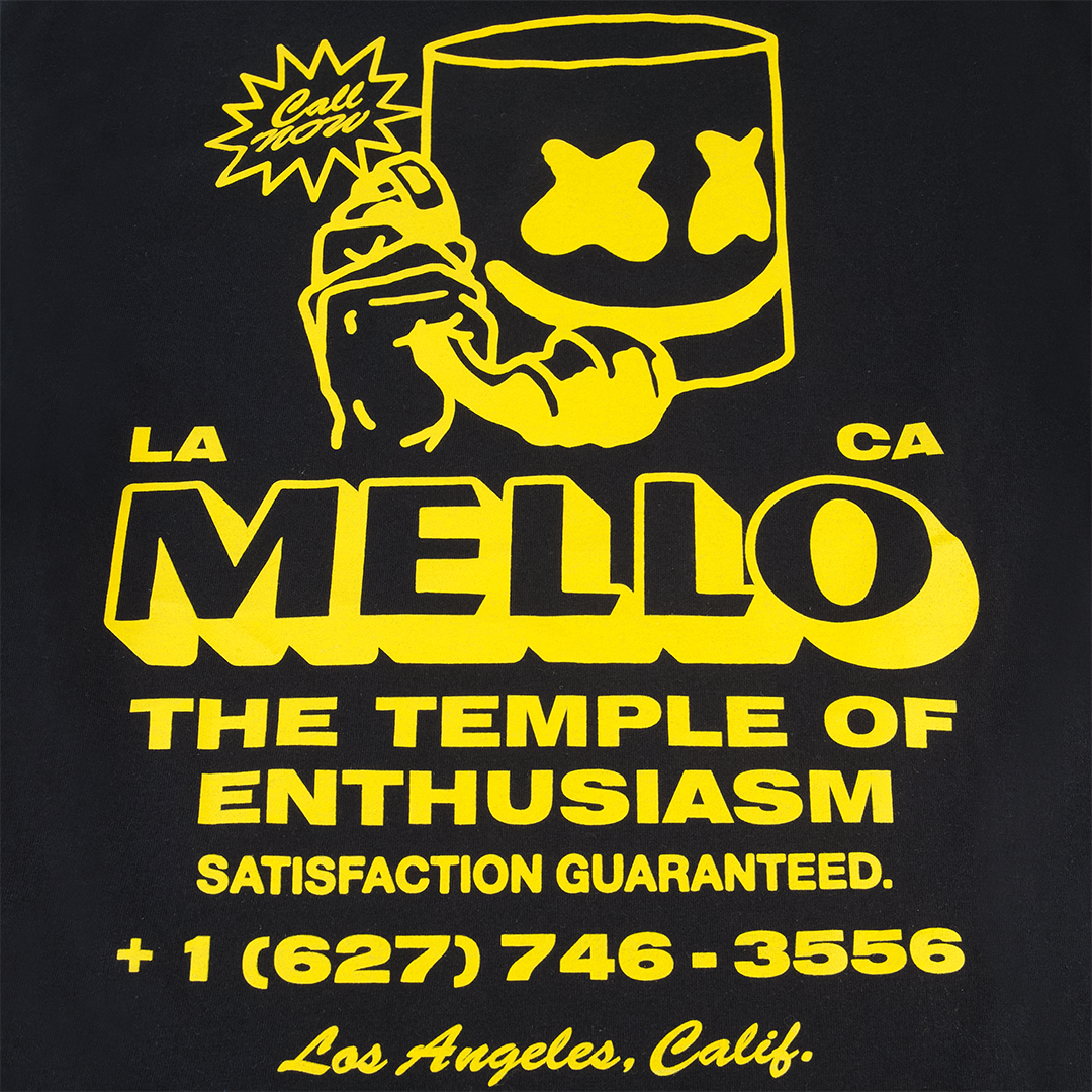 Call Now T-Shirt — Black