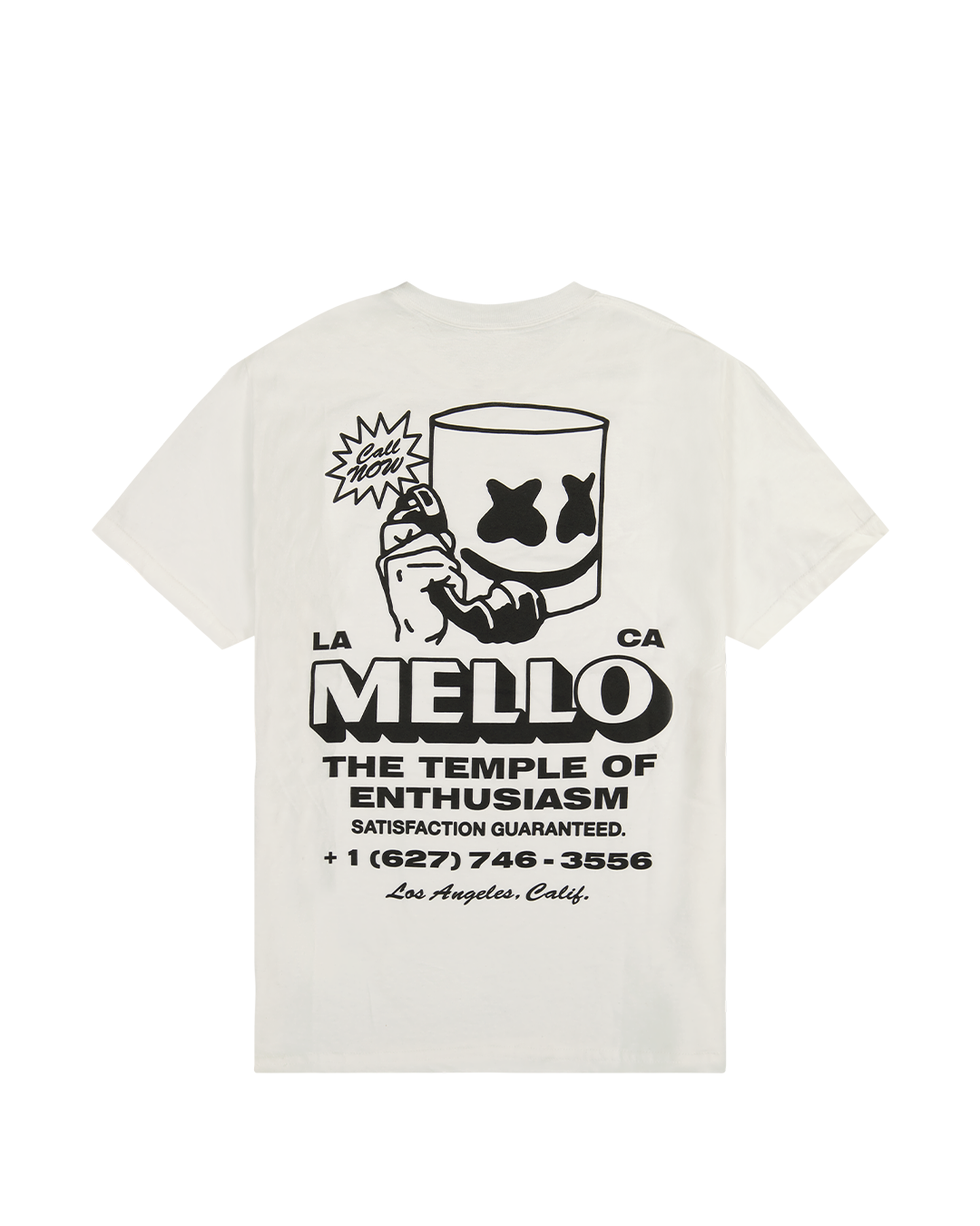 Call Now T-Shirt — White