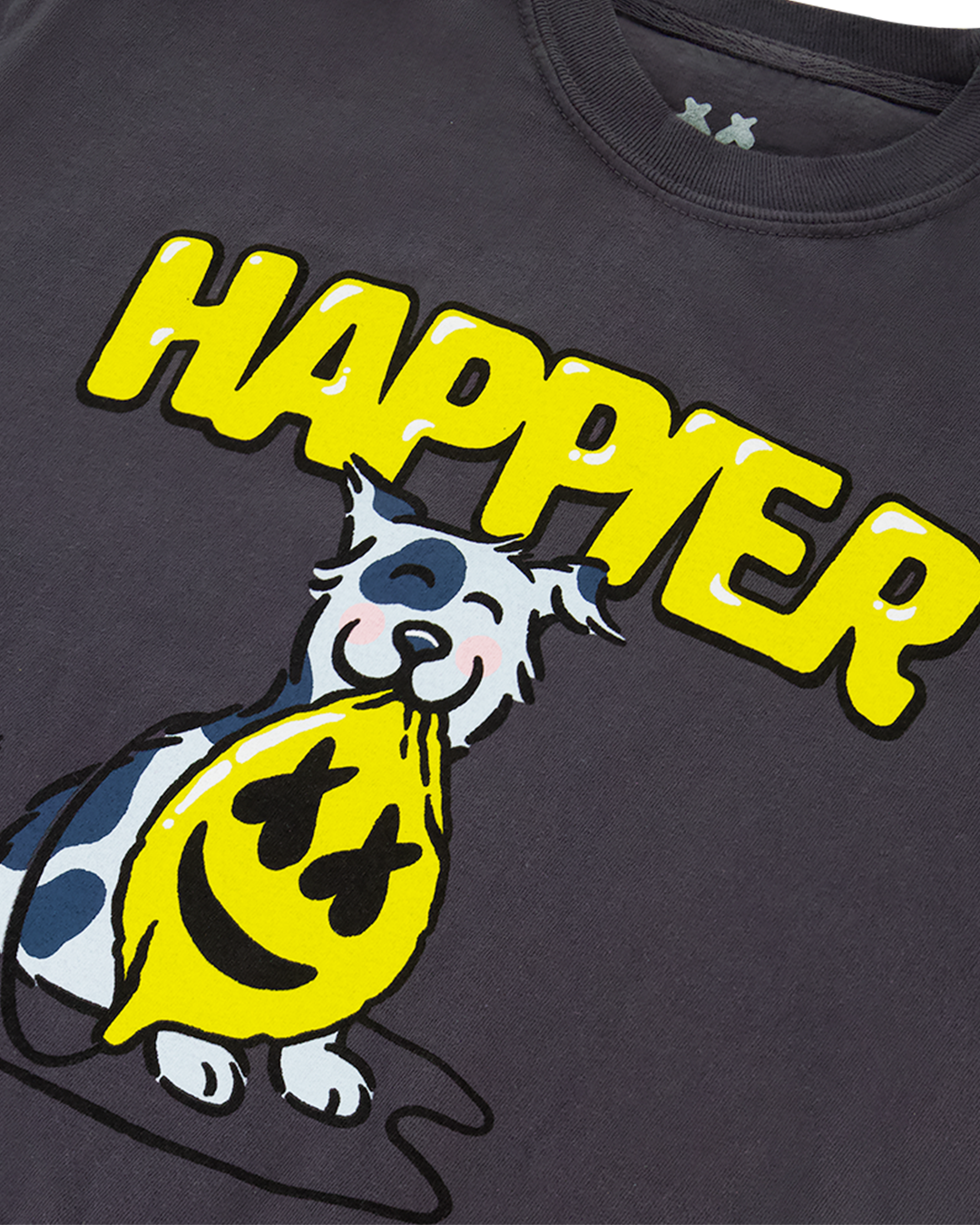 Marshmello Happier T-Shirt — Charcoal Marshmello Happier T-Shirt — Charcoal