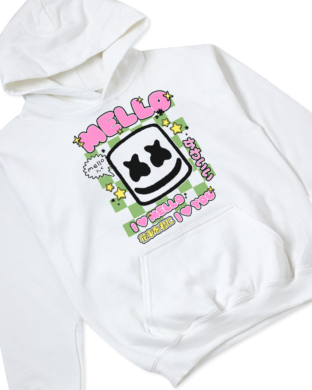 Kawaii Hoodie (Youth) — White