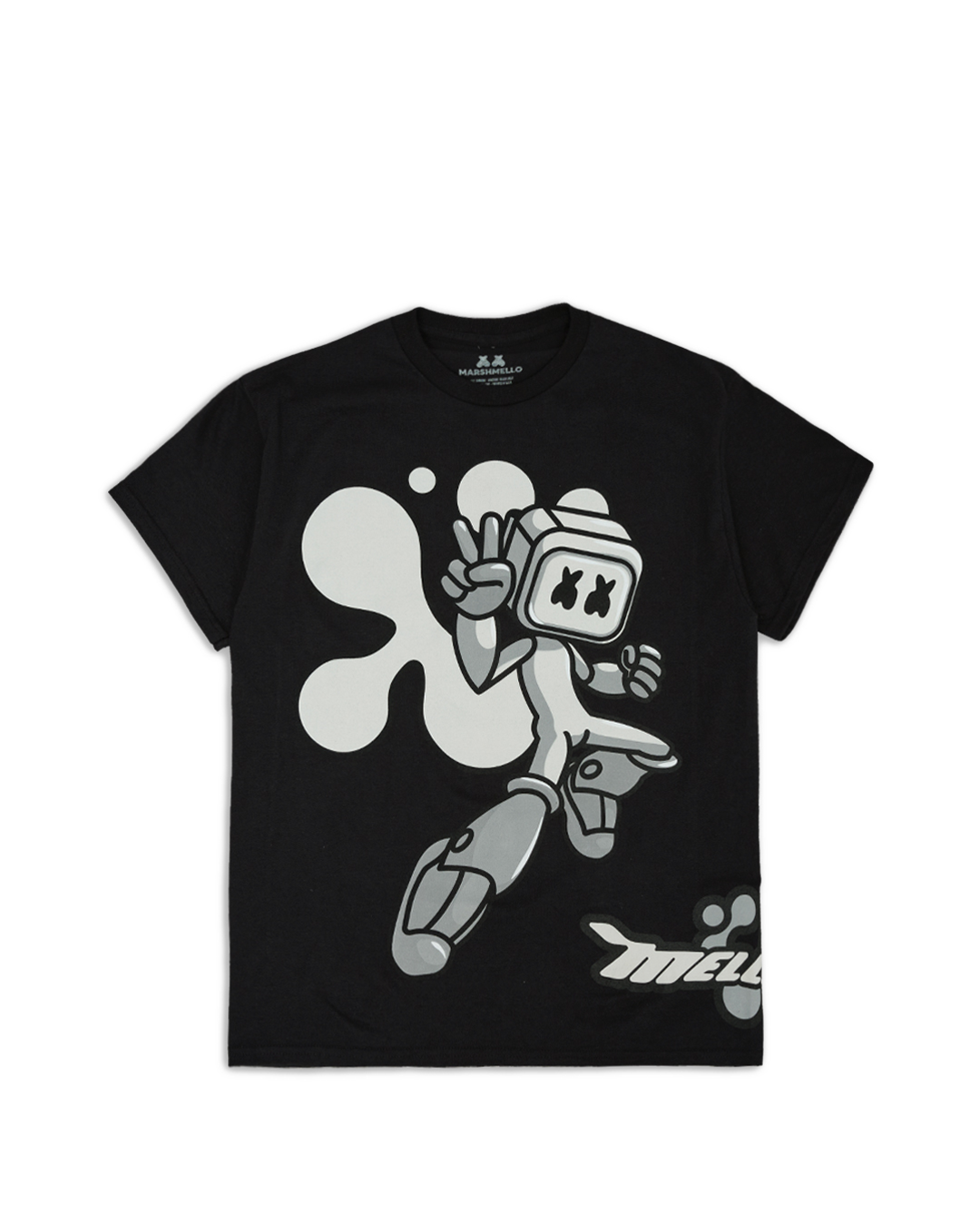 Marshmello Black And White T Shirt Casual Sweatshirt - T Shirt