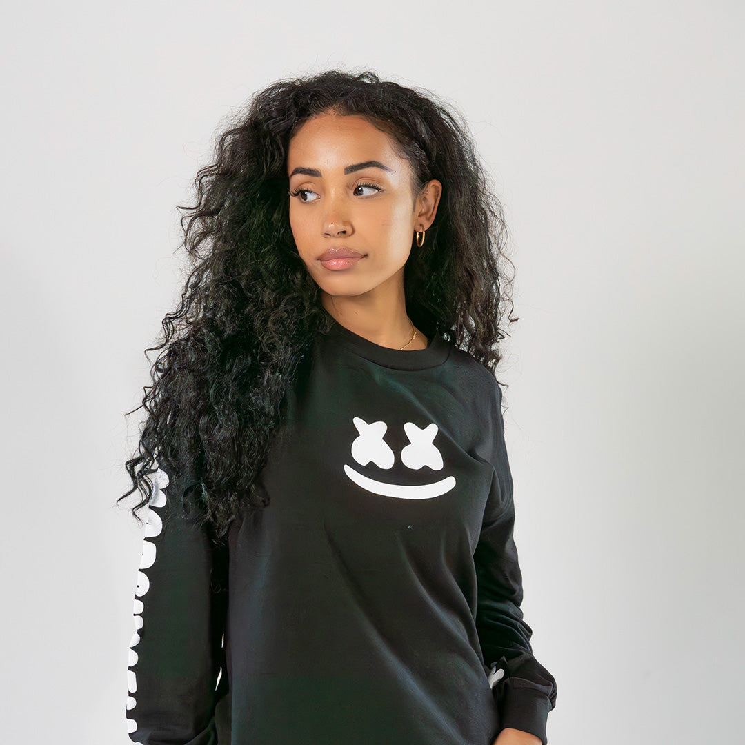 Smile Bar L/S Shirt — Black