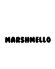Marshmello Large Bar Logo Sticker