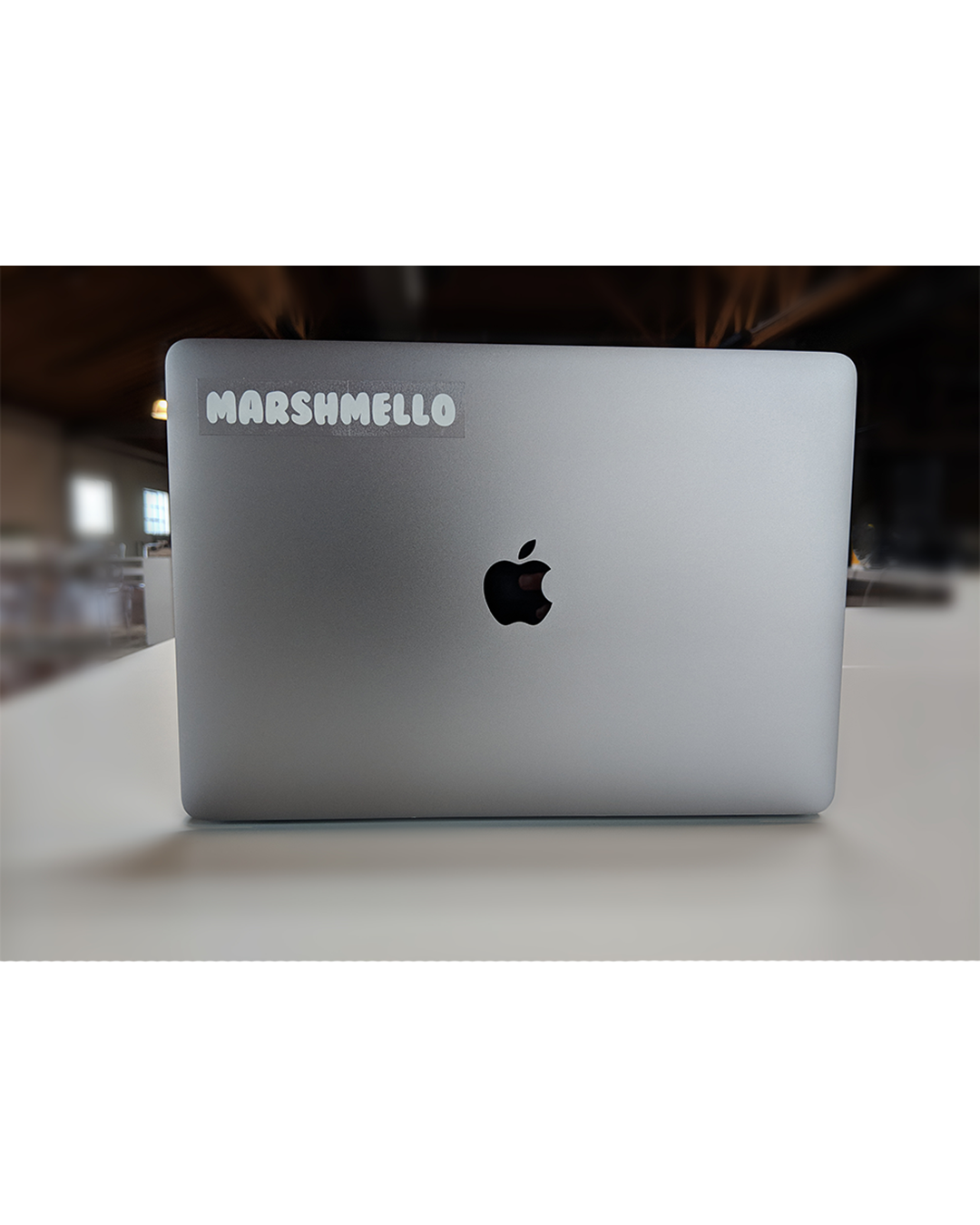 Marshmello Large Bar Logo Sticker