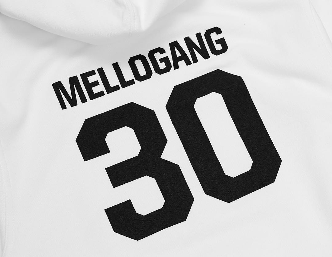 Mellogang 30 Hoodie (Youth) — White