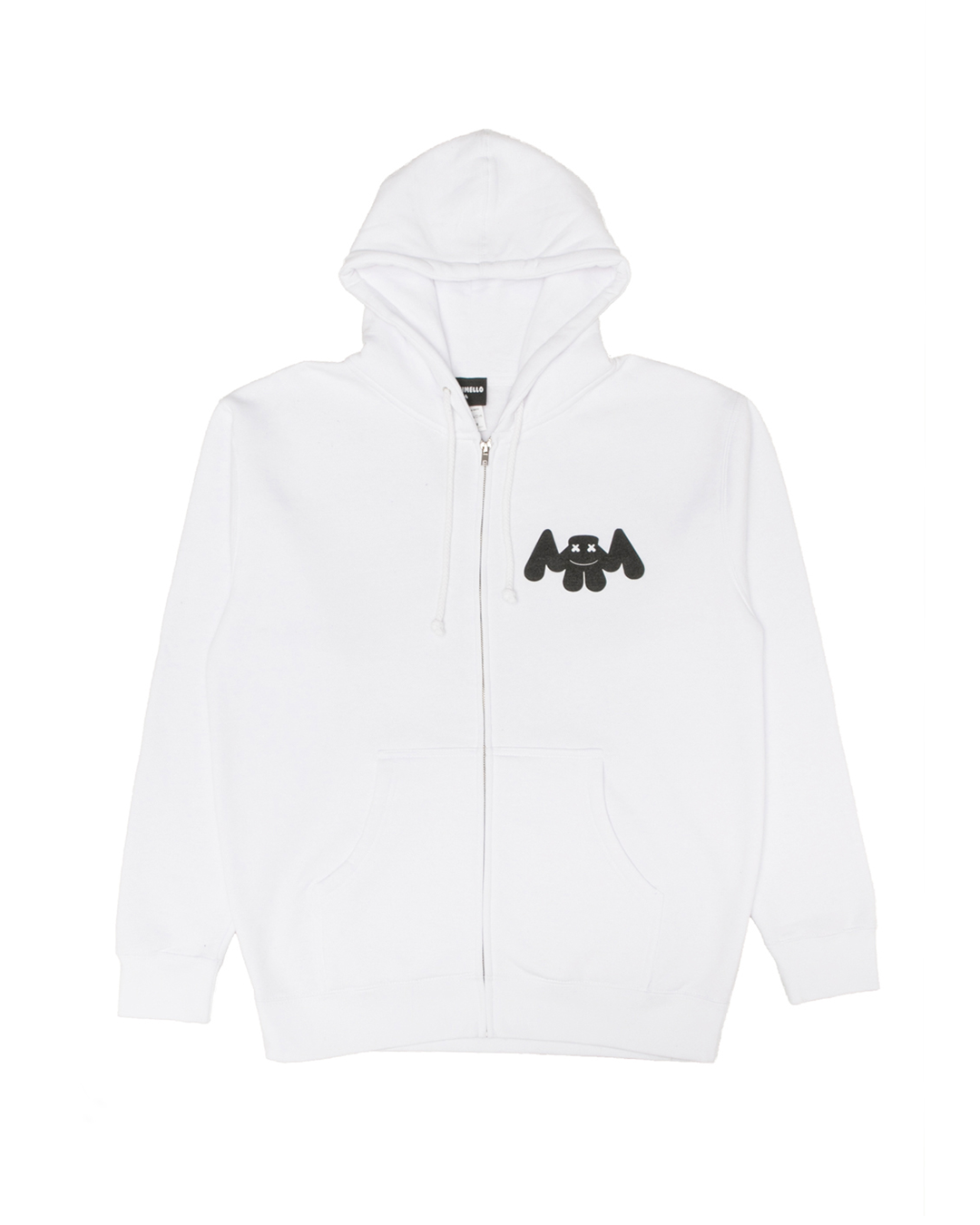 MELLOGANG 30 Zip-Up Hoodie — White