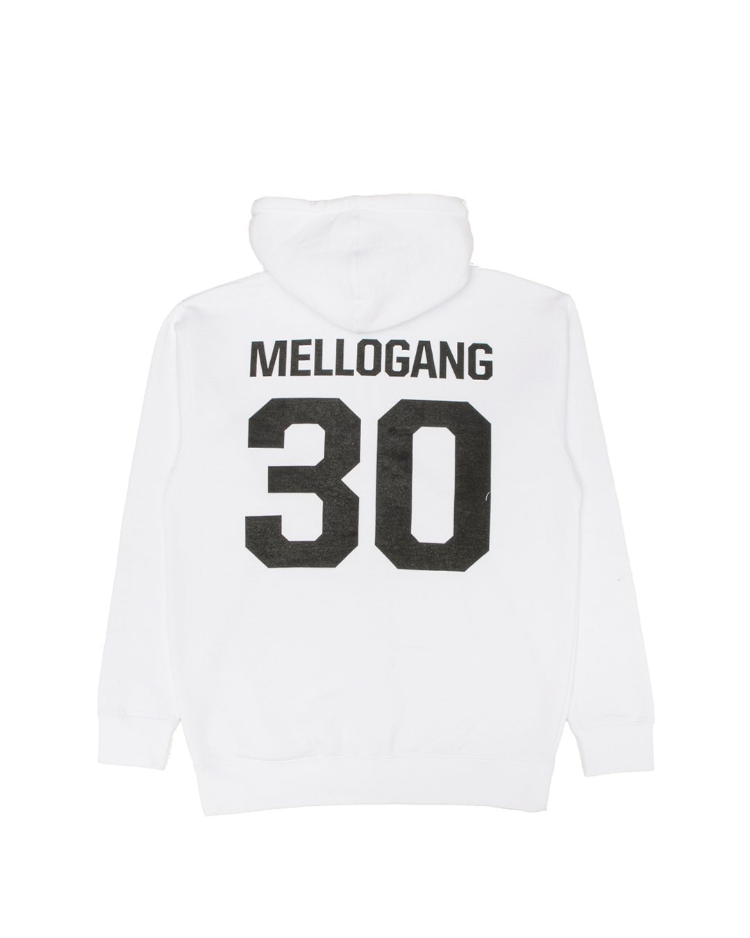 MELLOGANG 30 Zip-Up Hoodie — White