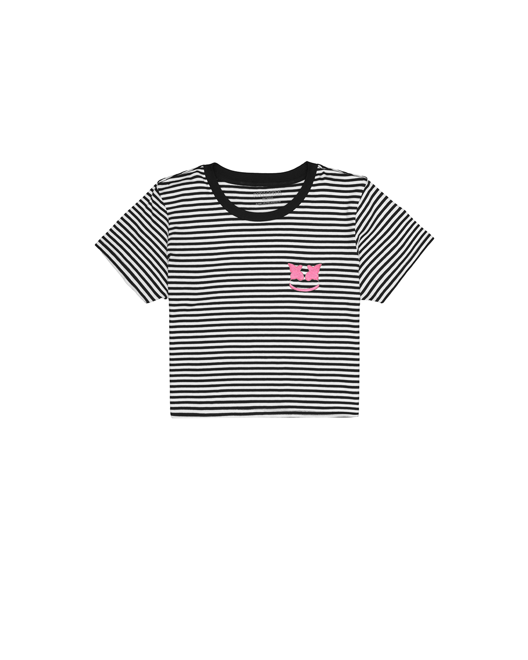 Mellofly Crop Striped T-Shirt