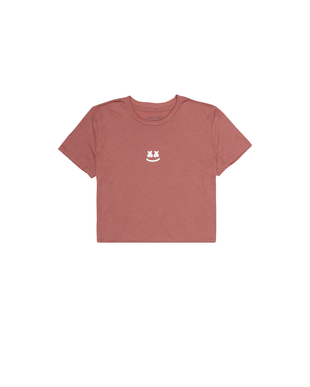 Soft Smile Crop T-Shirt — Mauve