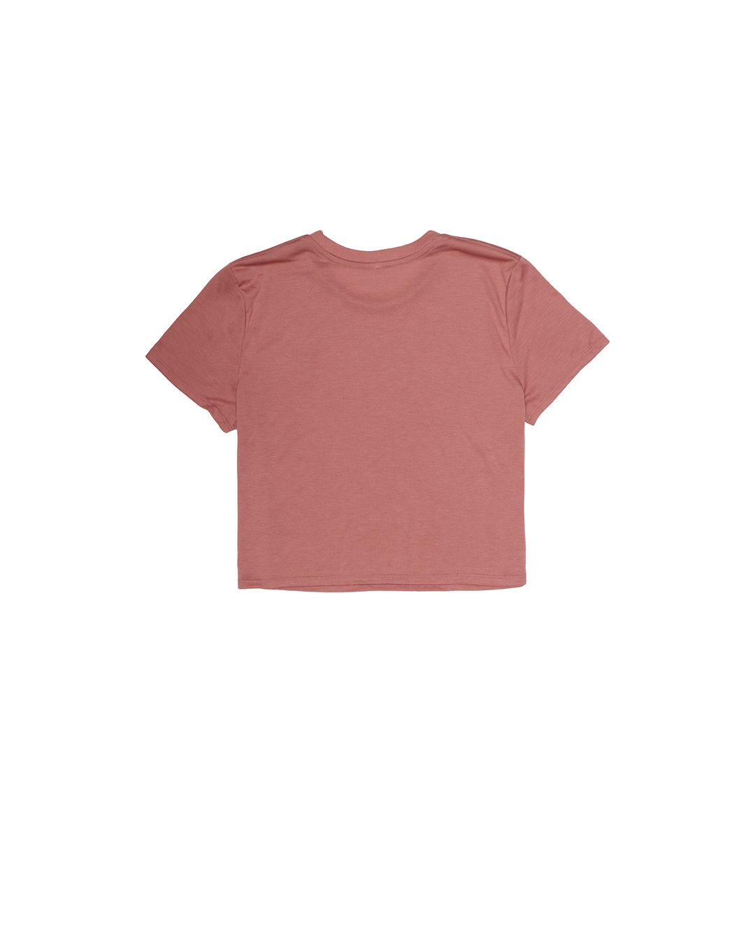 Soft Smile Crop T-Shirt — Mauve