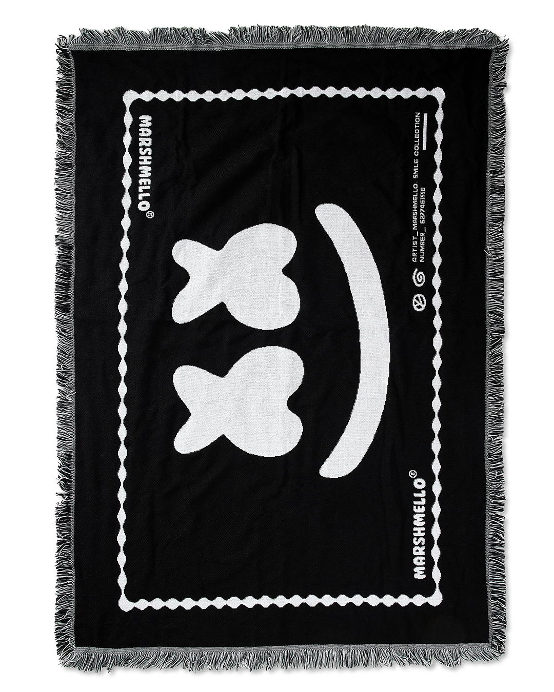 Smile Woven Throw Blanket