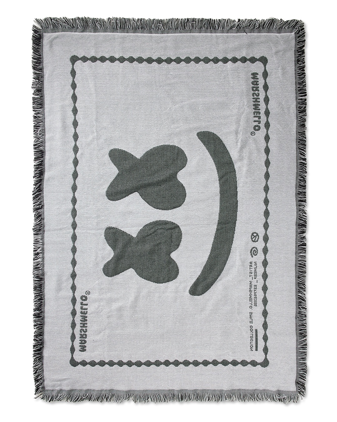 Smile Woven Throw Blanket