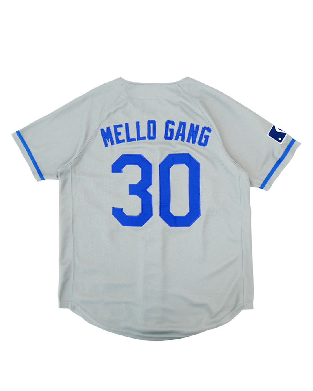 Mellogang Away Baseball Jersey — Grey