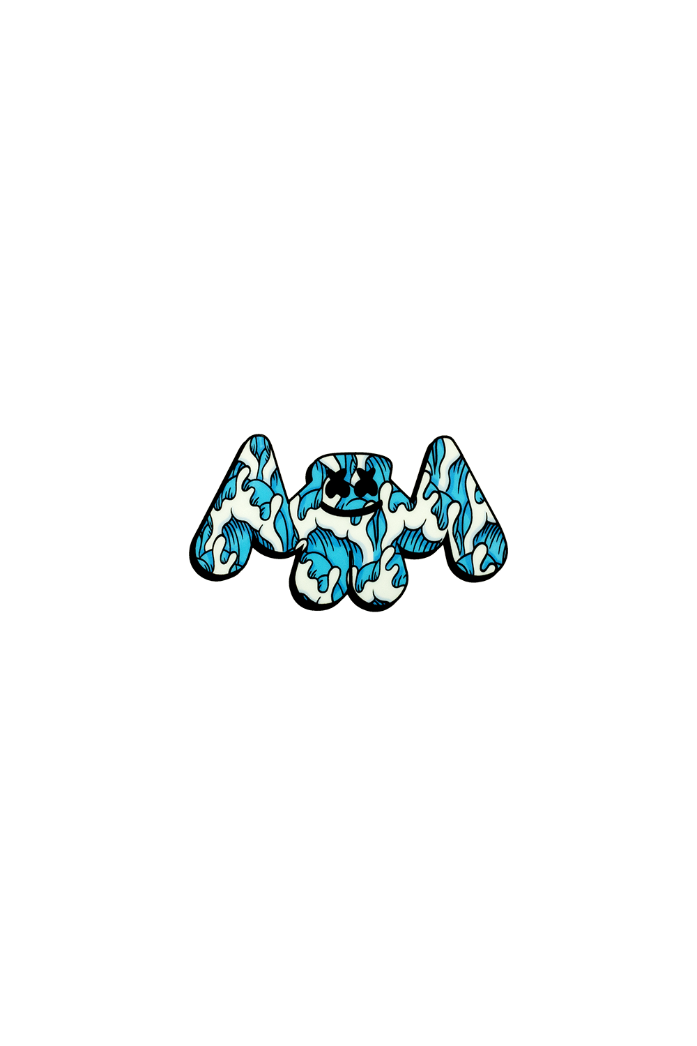 Wavy Bat Sticker ACCESSORIES Mellogang
