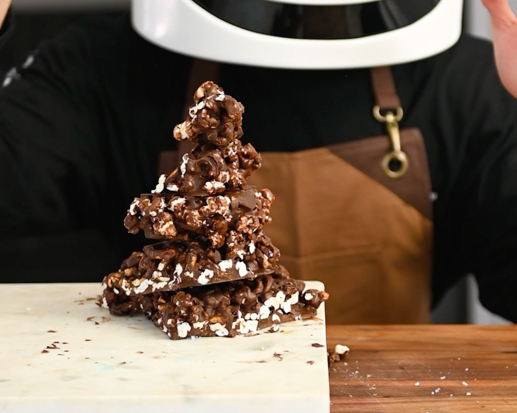 Chocolate Popcorn Bark
